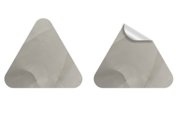 Blank Sticker Texture Tag Set For Mockup Template