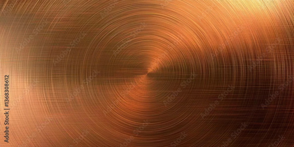 Poster a close up of a gold colored surface with a circular shape. the surface is textured and has a shiny 