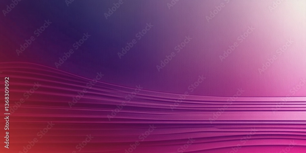 Poster a purple and pink background with a wave pattern is displayed. the image has a calming and soothing 