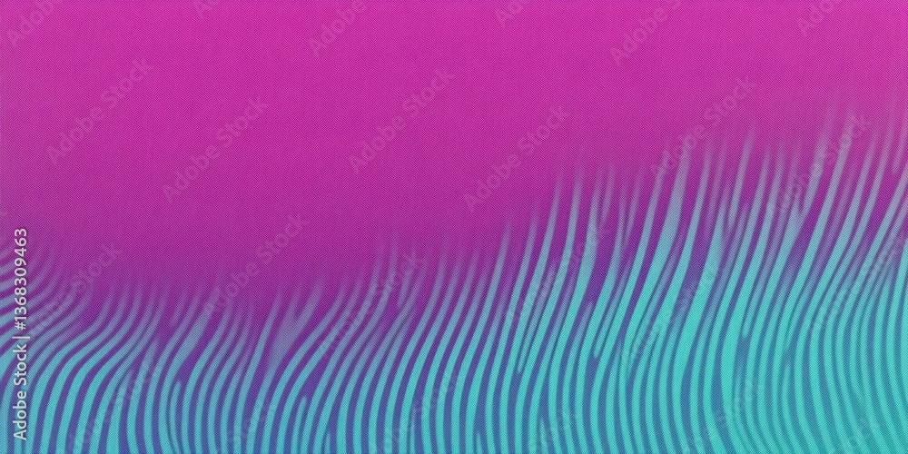 Poster a colorful background with a pink and blue stripe