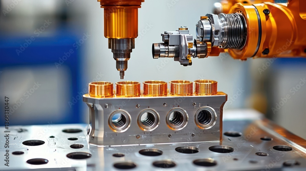 Poster advanced robotics in precision engineering: automated tooling for high-quality metal parts productio