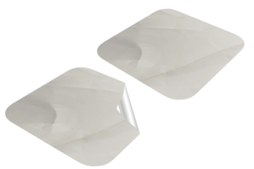 Blank Sticker Texture Tag Set For Mockup Template