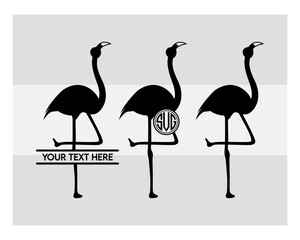 Flamingo, SVG Bundle, Bird Svg, Pink Flamingo Svg, Circut Cut Files Silhouette, Animals Svg, Summer Svg, Flamingo Silhouette, Flamingo Clipart, Vcetor, Outline, Eps, Cut file, Flower Outline,
