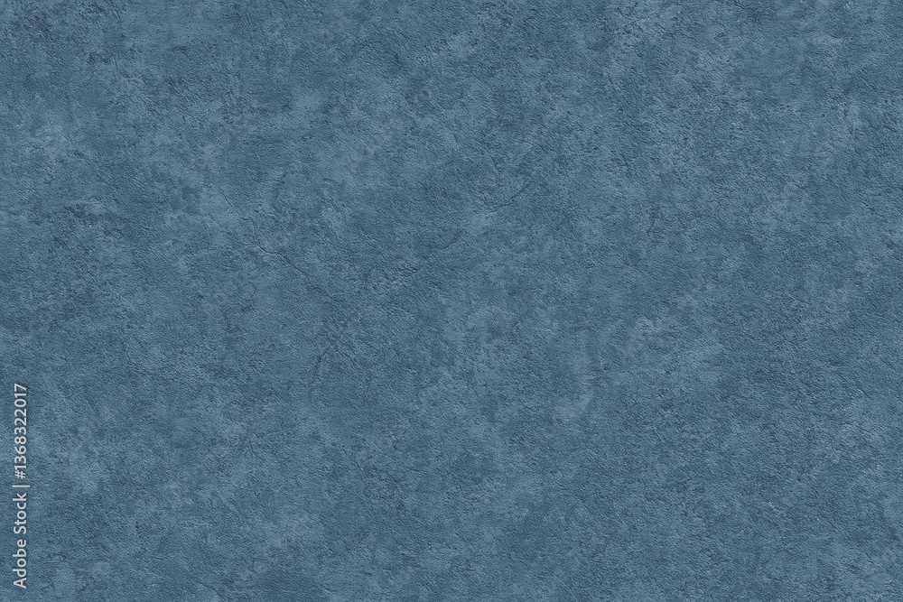 Poster close-up view of a blue concrete wall displaying a rough texture with prominent cracks, creating an 