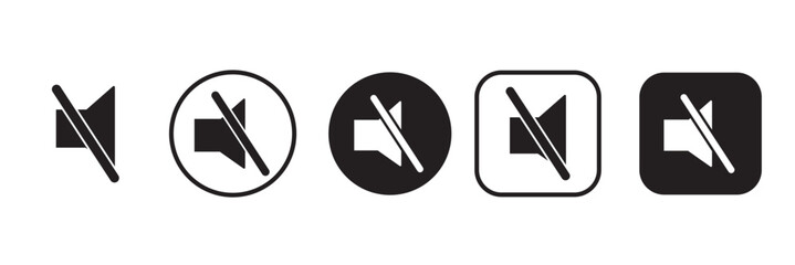 mute icon no sound symbol volume speaker off icons - silent icon symbol
