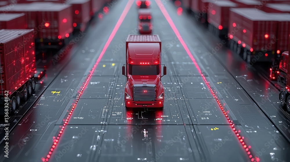 Poster advanced ai language model adaptability in transportation visibility and logistics automation