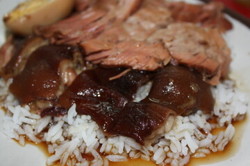Thai-style Braised Pig's Trotter Rice
