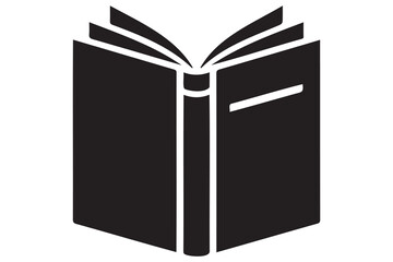 Book silhouette icon shape vector illustration
