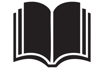 Book silhouette icon shape vector illustration
