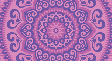 Pink openwork napkin on a white background.motif, luxury, swirl, religion, cultural, kaleidoscope, anniversary, painting, mothers day, fashion, greeting, art, invitation, celebration, indian, vector,
