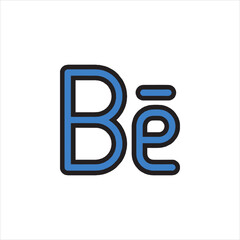 3d render of a blue sign icon on a white background