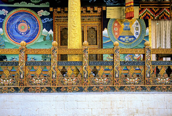 Bhutan. Punakha dzong (monastery)