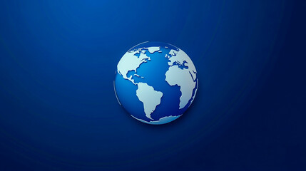 A globe icon representing global business expansion and growth