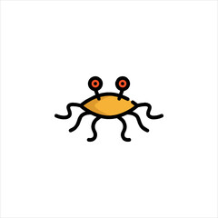 frog on a white background