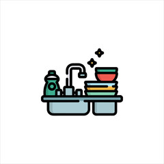 set of kitchen utensils