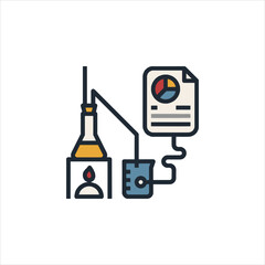 vector illustration of a bottle of wine