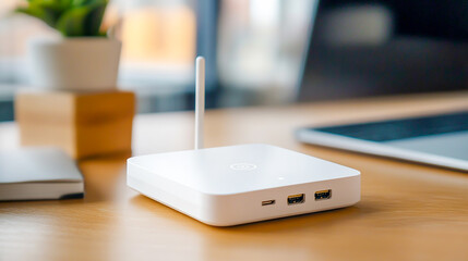 A portable Wi-Fi router for seamless internet connectivity while traveling, offering fast and reliable connection