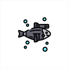 helicopter vector illustration