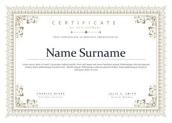 certificate of completion template design and eps file.