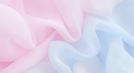 Obraz premium Soft Pastel Pink and Blue Fabric Texture