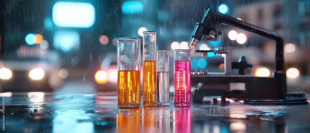 Aufkleber a modern, advanced science laboratory equipped with cutting-edge technology and scientific instrumen