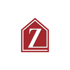 House And Letter Z Logo Design