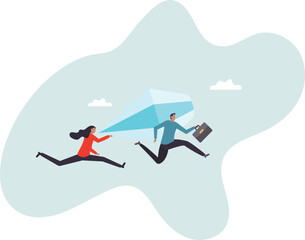 Core value or value proposition, CLV customer lifetime value or company valuation, profit or corporate worth.character for design.