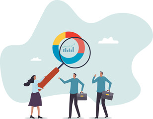 Data analytics, statistic to analyze, business graph dashboard, marketing research, diagram for optimization, big data and information.character for design.