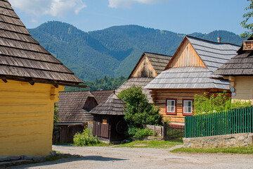 Vlkolinec village in Slovakia (UNESCO heritage)