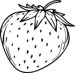 vector illustration of an Strawberry design
