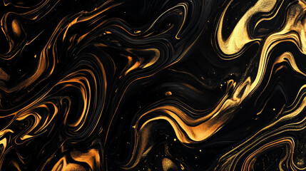 Luxury Gold Marble Wallpaper - Elegant Metallic Swirls Abstract Background