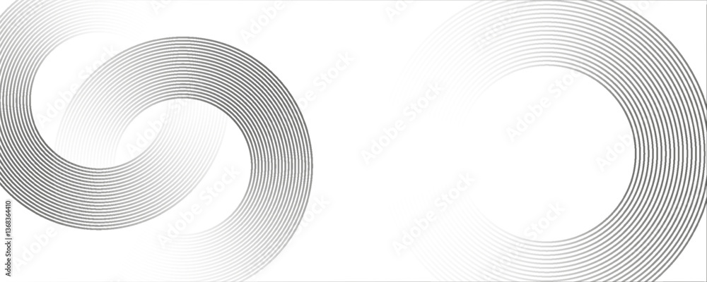 Poster white geometric abstract background overlapping layers on bright space with line effect decoration. 