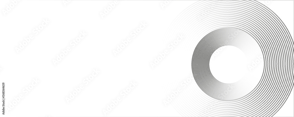 Poster white geometric abstract background overlapping layers on bright space with line effect decoration. 