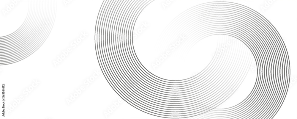 Poster white geometric abstract background overlapping layers on bright space with line effect decoration. 