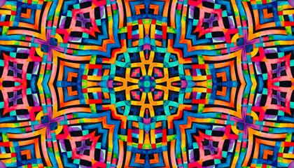 Abstract bright multicolor pattern, colorful background
