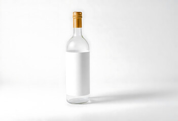 Fototapeta premium Glass Bottle Mockup Image