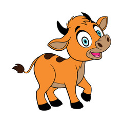 Calf cartoon design art