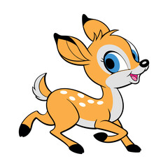 Cartoon deer design art