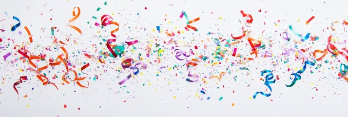 Colorful Confetti and Streamers