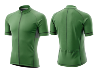 vibrant cycling jersey mockup showcasing sleek design with short sleeves and zippered front, perfect for active riders