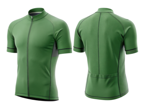 vibrant cycling jersey mockup showcasing sleek design with short sleeves and zippered front, perfect for active riders