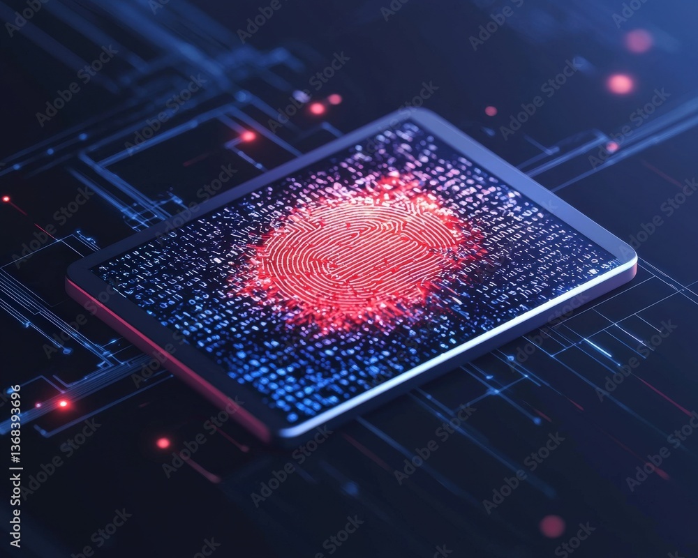 Poster keypad with biometric authentication allowing secure vote input