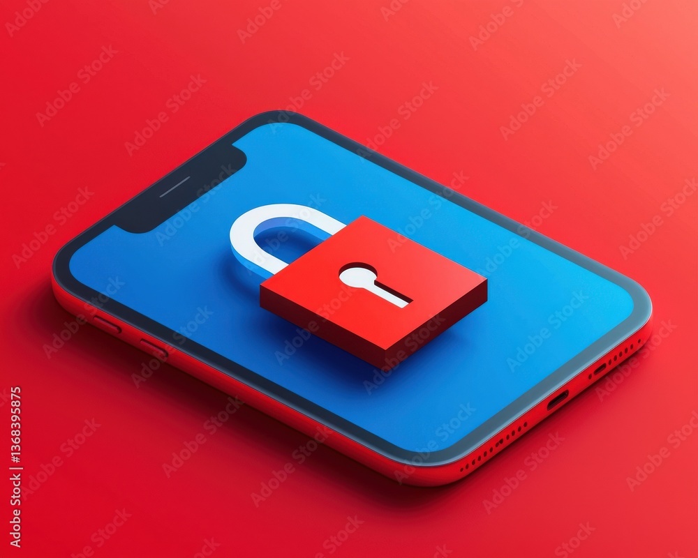 Poster mobile app displaying real-time election updates with a secure lock icon