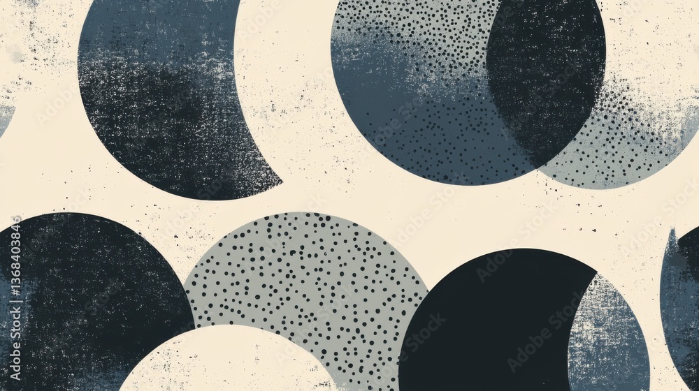 Poster muted abstract patterns enhance usability without distracting from content