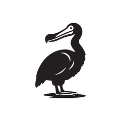 dodo vector silhouette © Authay