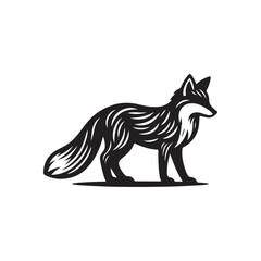 vector image of a wolf
