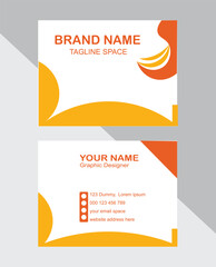 Modern business card design professional style vector