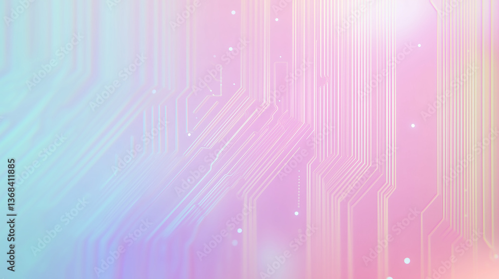 Poster abstract circuitry symphony: immerse yourself in an artistic realm where abstract design merges with