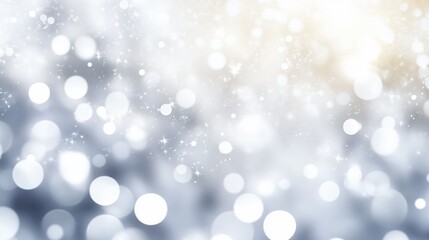Obraz premium Abstract Bokeh Background with Sparkling Light Effects for Festive and Elegant Designs