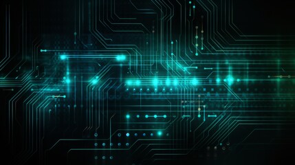 Abstract digital circuit board design.